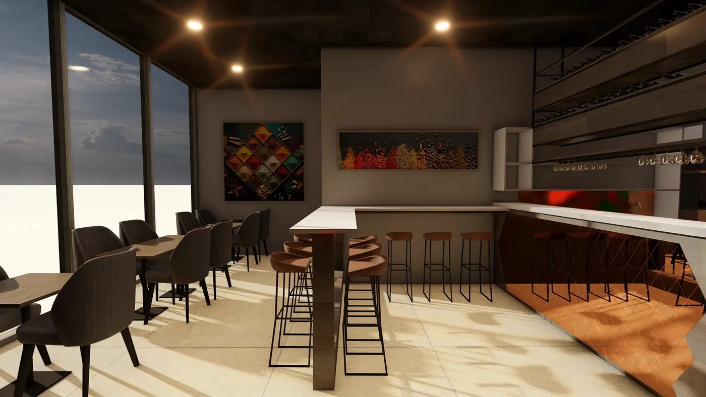 Proposed Indian Restaurant, Cloche d'Or — view 2