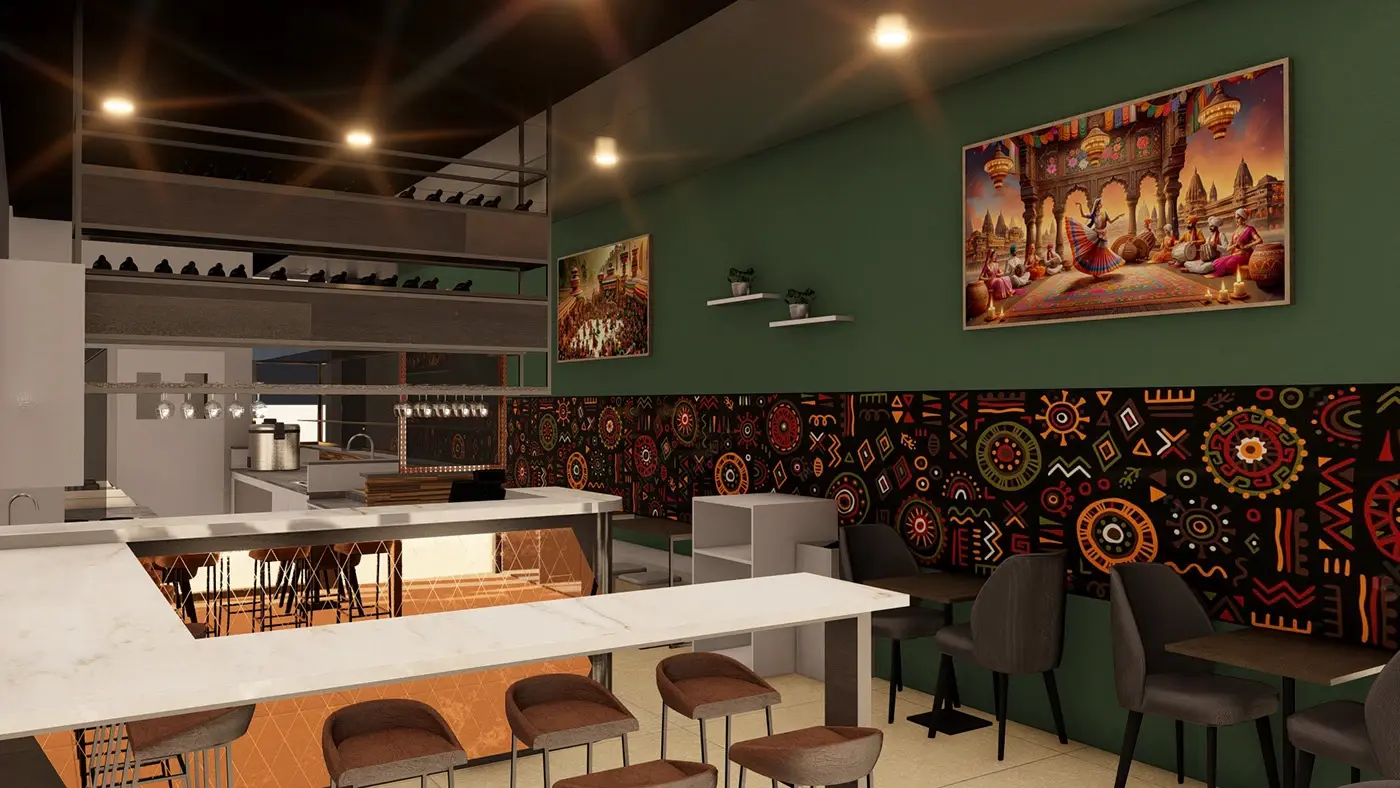 Proposed Indian Restaurant, Cloche d'Or — view 3