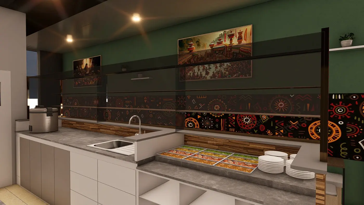 Proposed Indian Restaurant, Cloche d'Or — view 4