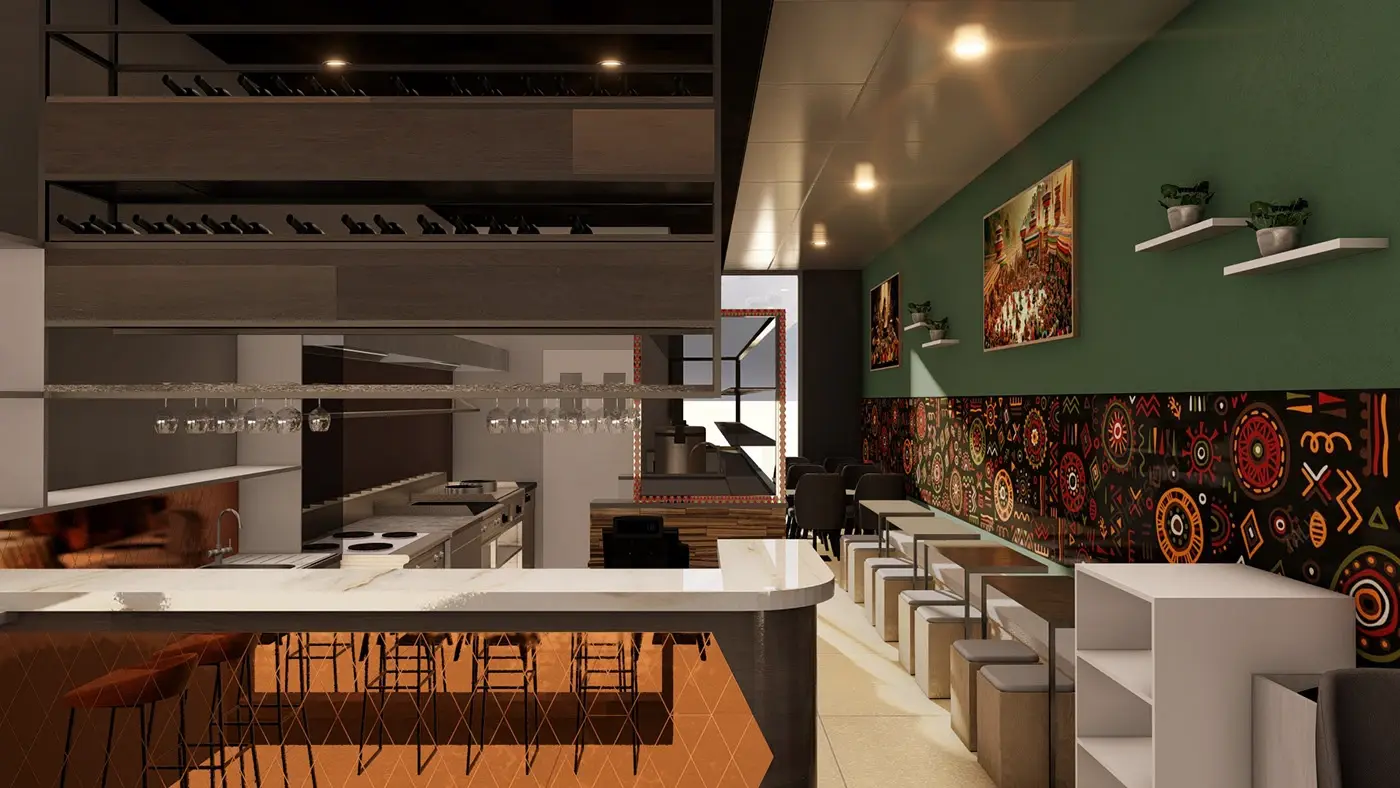 Proposed Indian Restaurant, Cloche d'Or — view 5