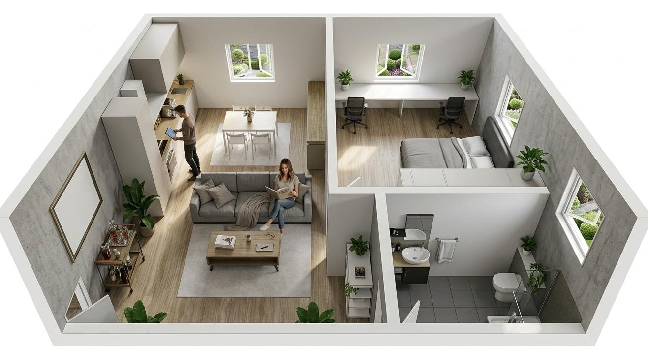 Minimal Interior — Re-Used — view 1