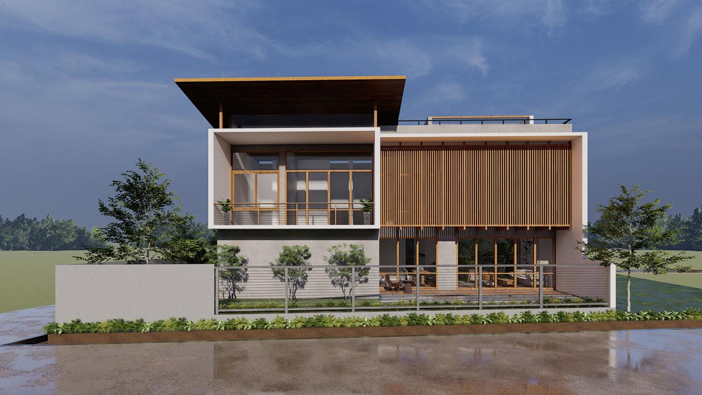 Proposed Residence, Cultural Capital — view 2