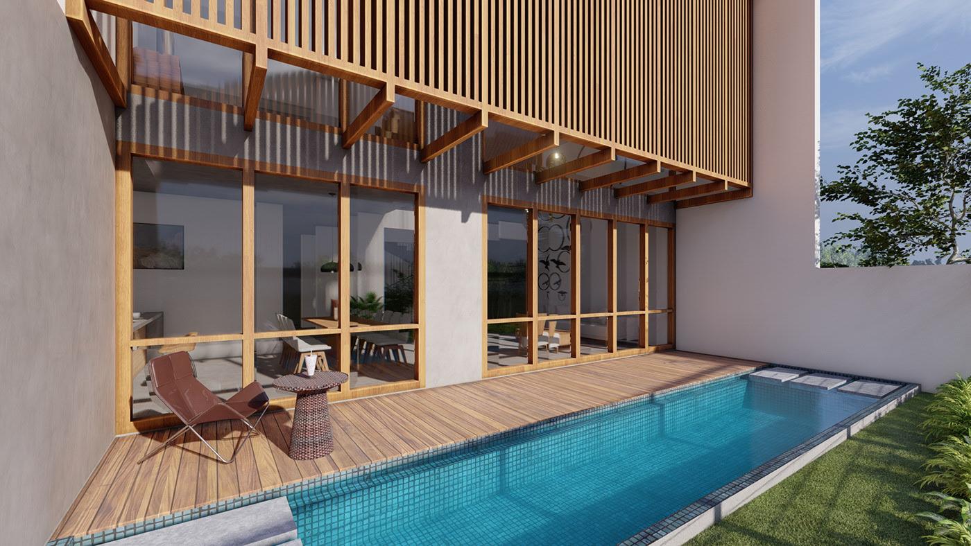 Proposed Residence, Cultural Capital — view 3