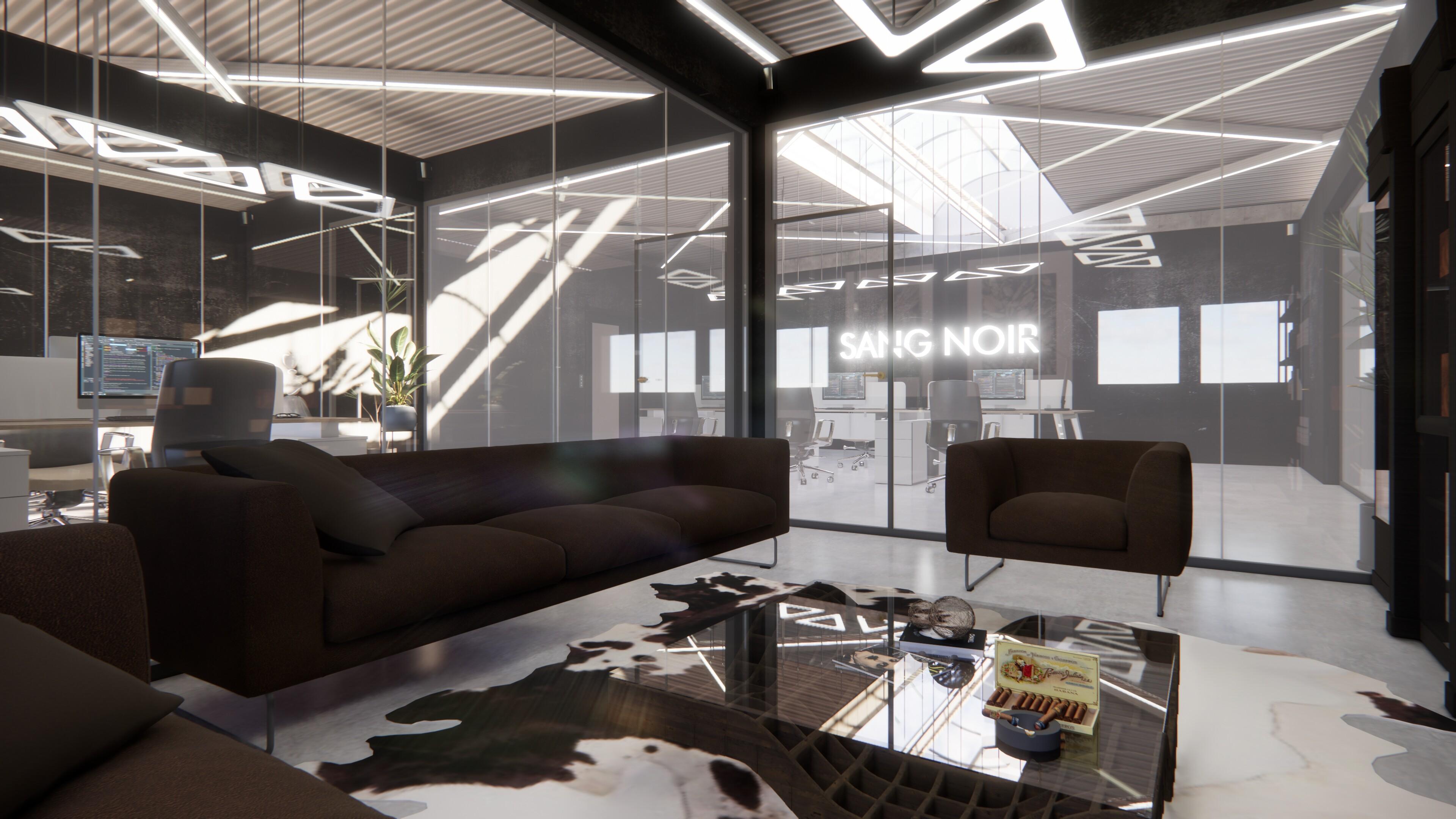 Modern Office Interior — view 1