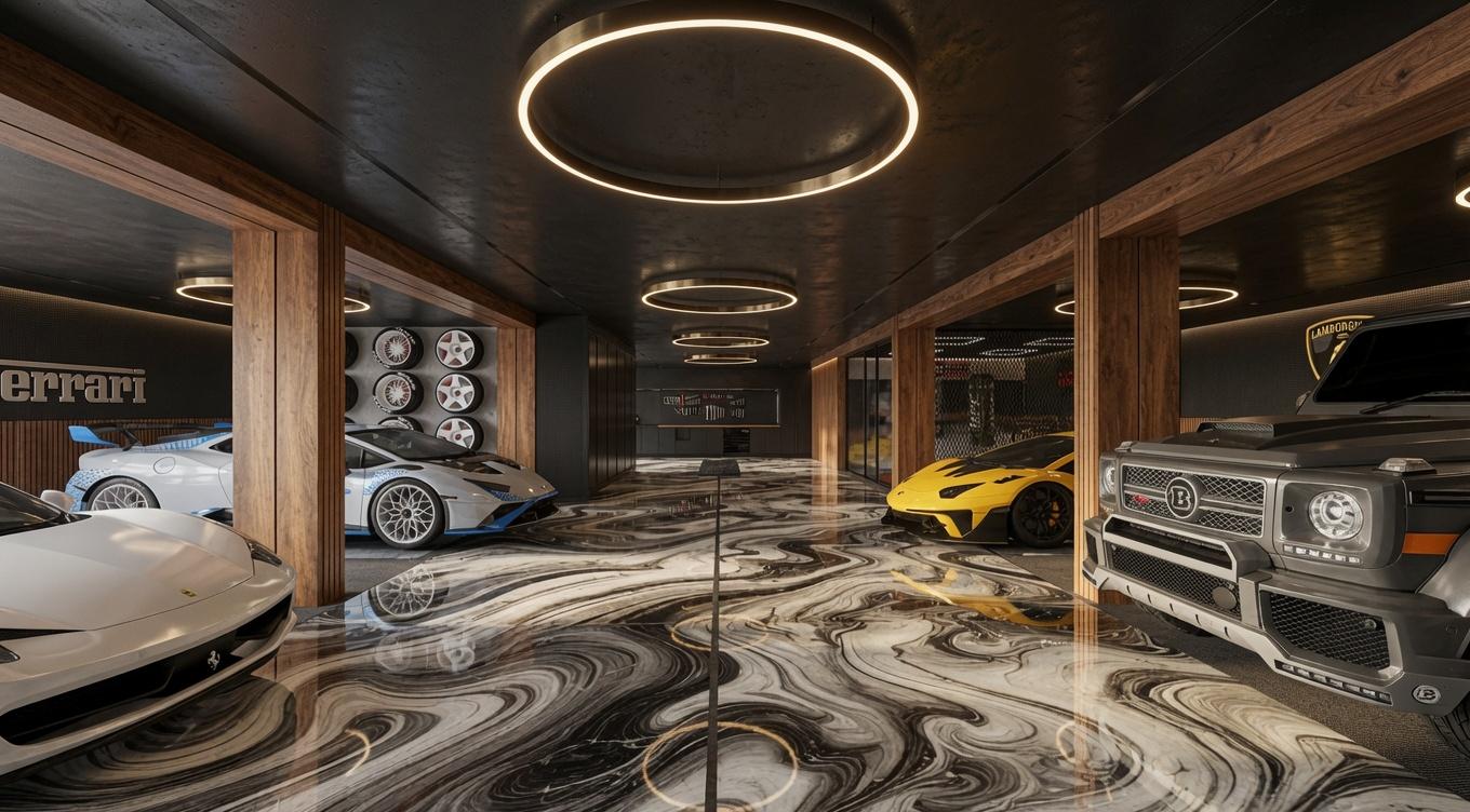 Luxury Super Car Garage — view 1