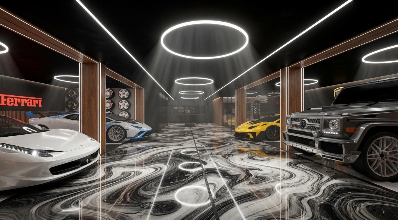 Luxury Super Car Garage — Luxembourg