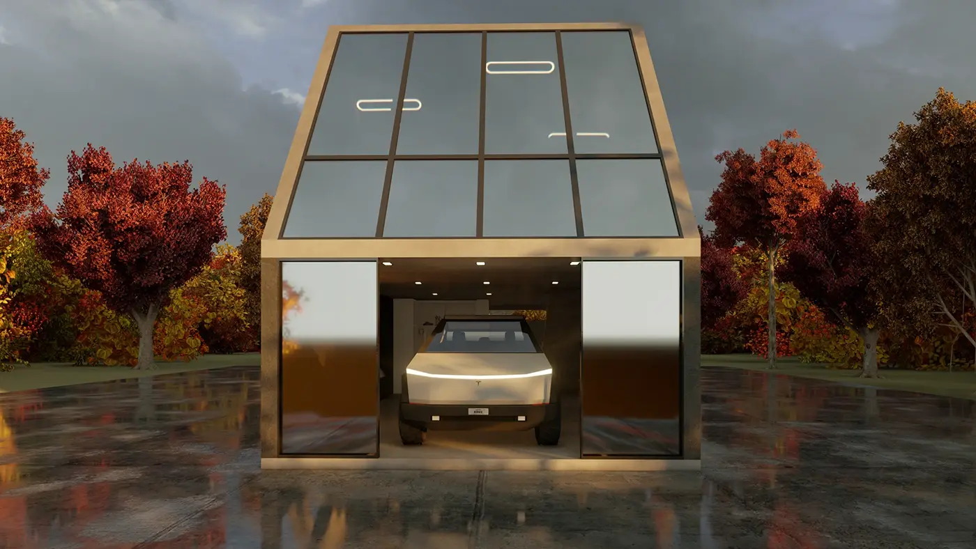 Tesla Cyber Truck — Recharging Suit — view 3